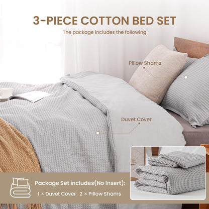 Light Gray Duvet Cover Set