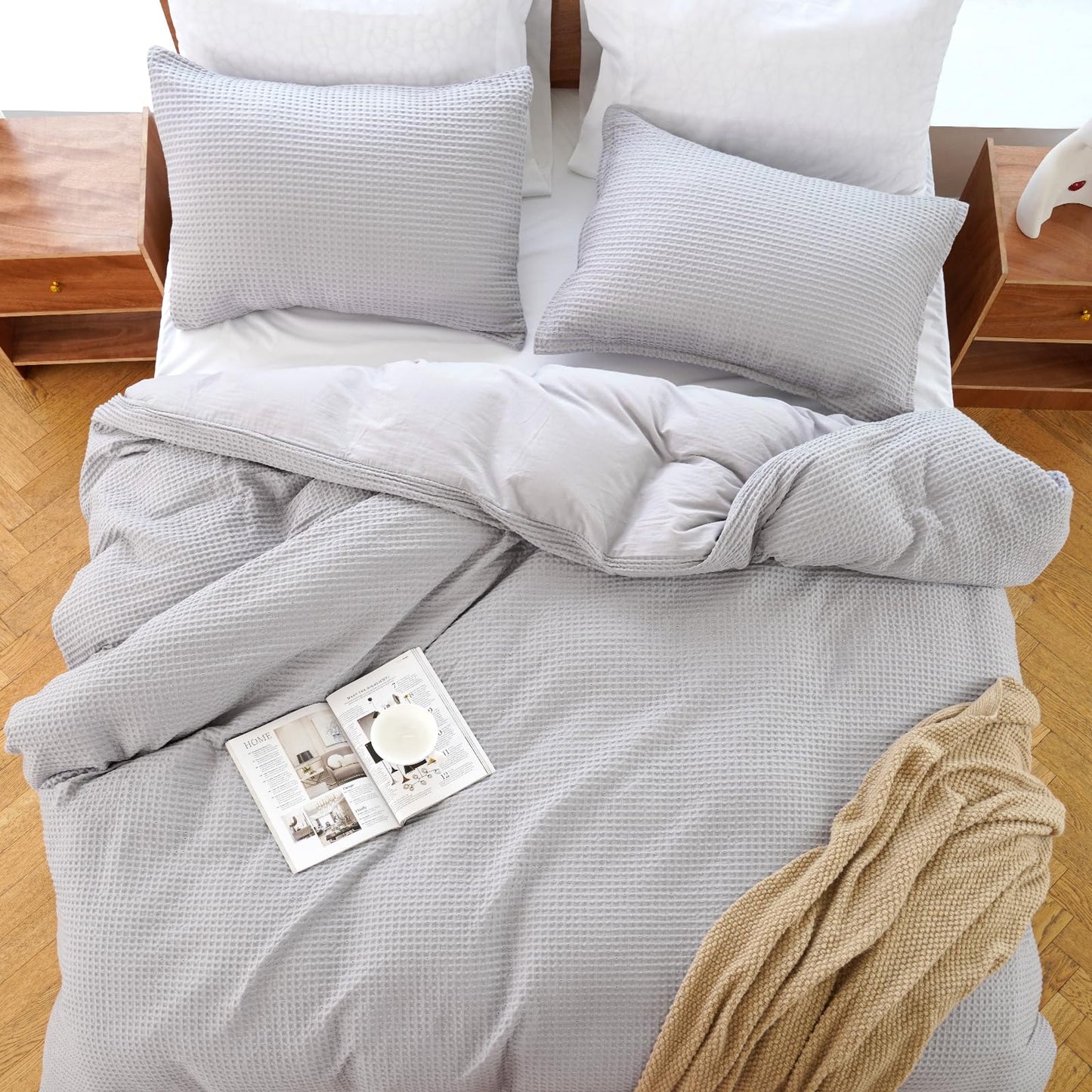 Light Gray Duvet Cover Set