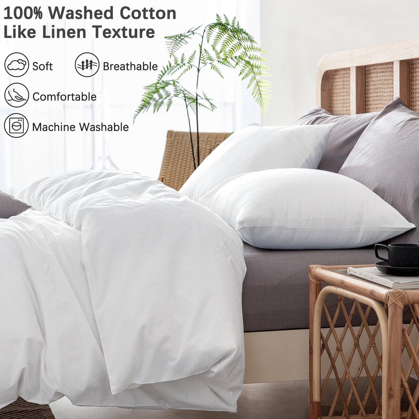 Washed Cotton Duvet Cover